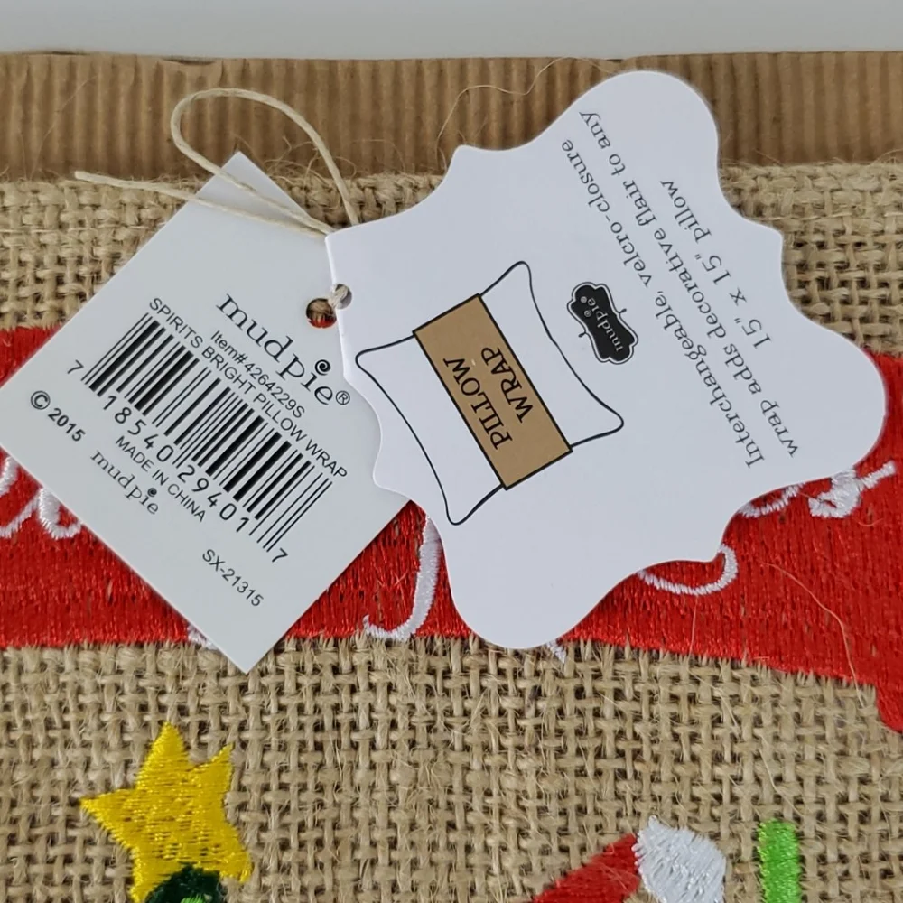 Mud Pie Holiday Pillow Wrap 15